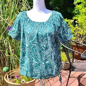 Lightweight top with side tie by Mossimo,  size L